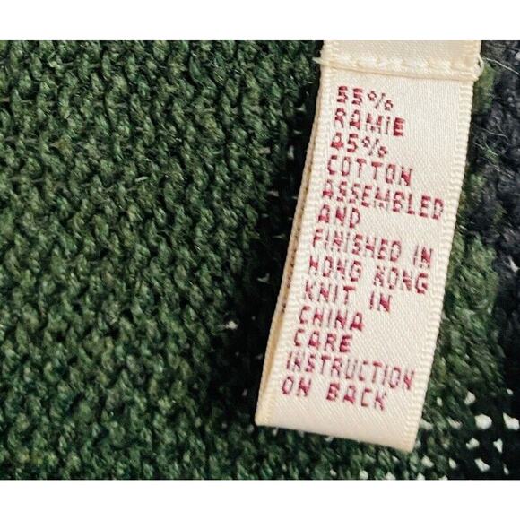 VTG Lauren Hansen Equestrian Sweater Vest Sz Medium Horse Polo Bit Bridle 80s - Picture 10 of 11